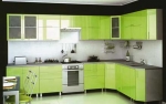 Кухонная мебель Ксения салатовый
